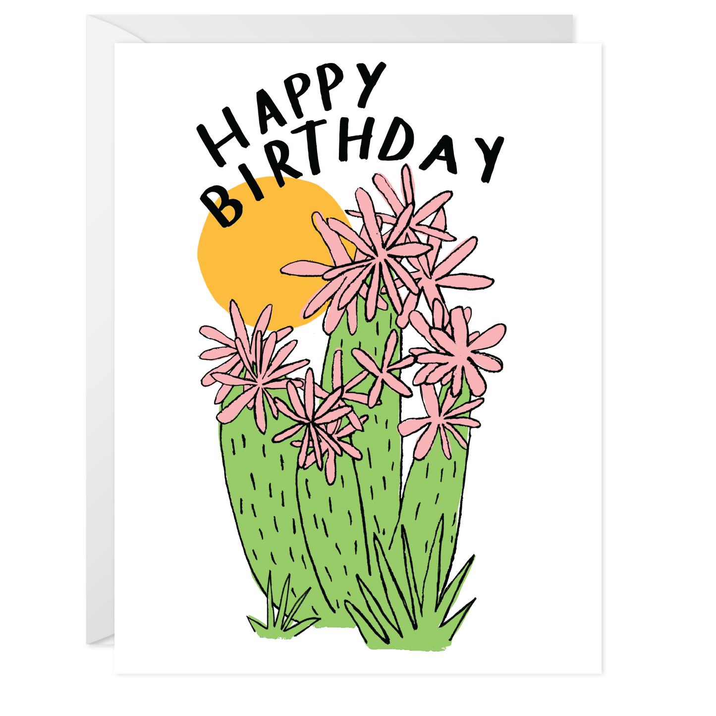 Cactus Birthday Card