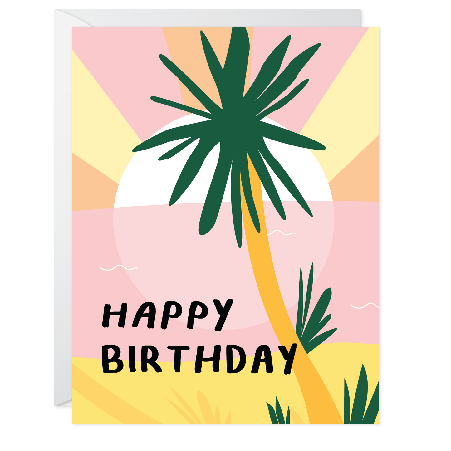 Sunset Birthday Card