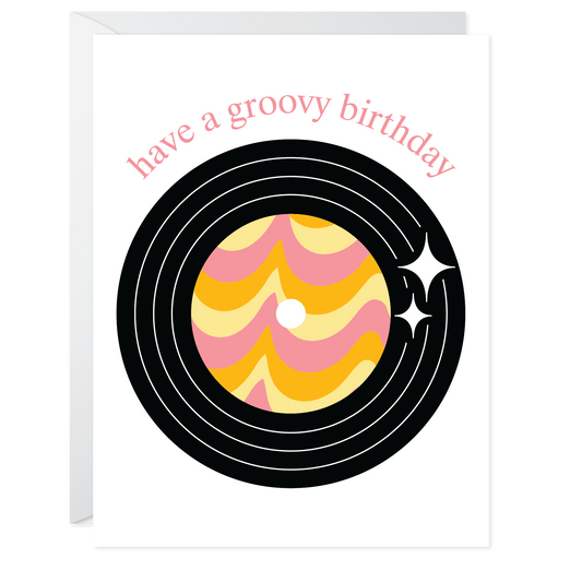Groovy Birthday Card